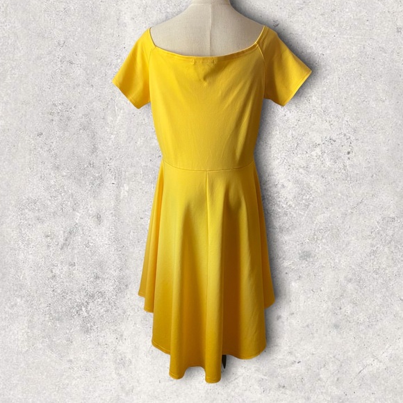 NWOT Sarin Mathews off the shoulder high low dress - Picture 6 of 13